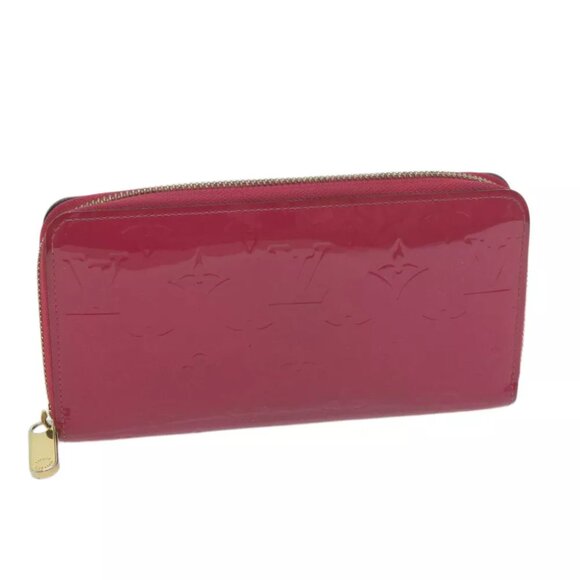 LOUIS VUITTON Monogram Vernis Zippy Wallet Pink - Picture 1 of 7